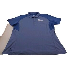 Kate Lord Shirt Blue Women's XL 4 Button Polo  Bonifay Country Club 2 Tone